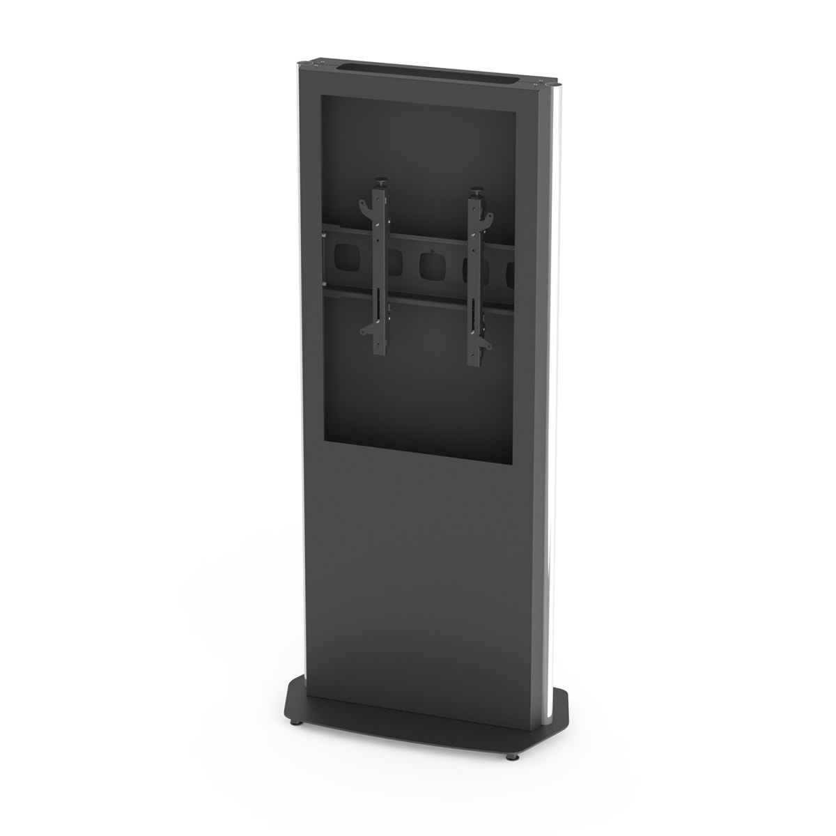 UNICOL Obelisk Stele (Freistehend) schwarz Einzeldisplay (40-49 Zoll)