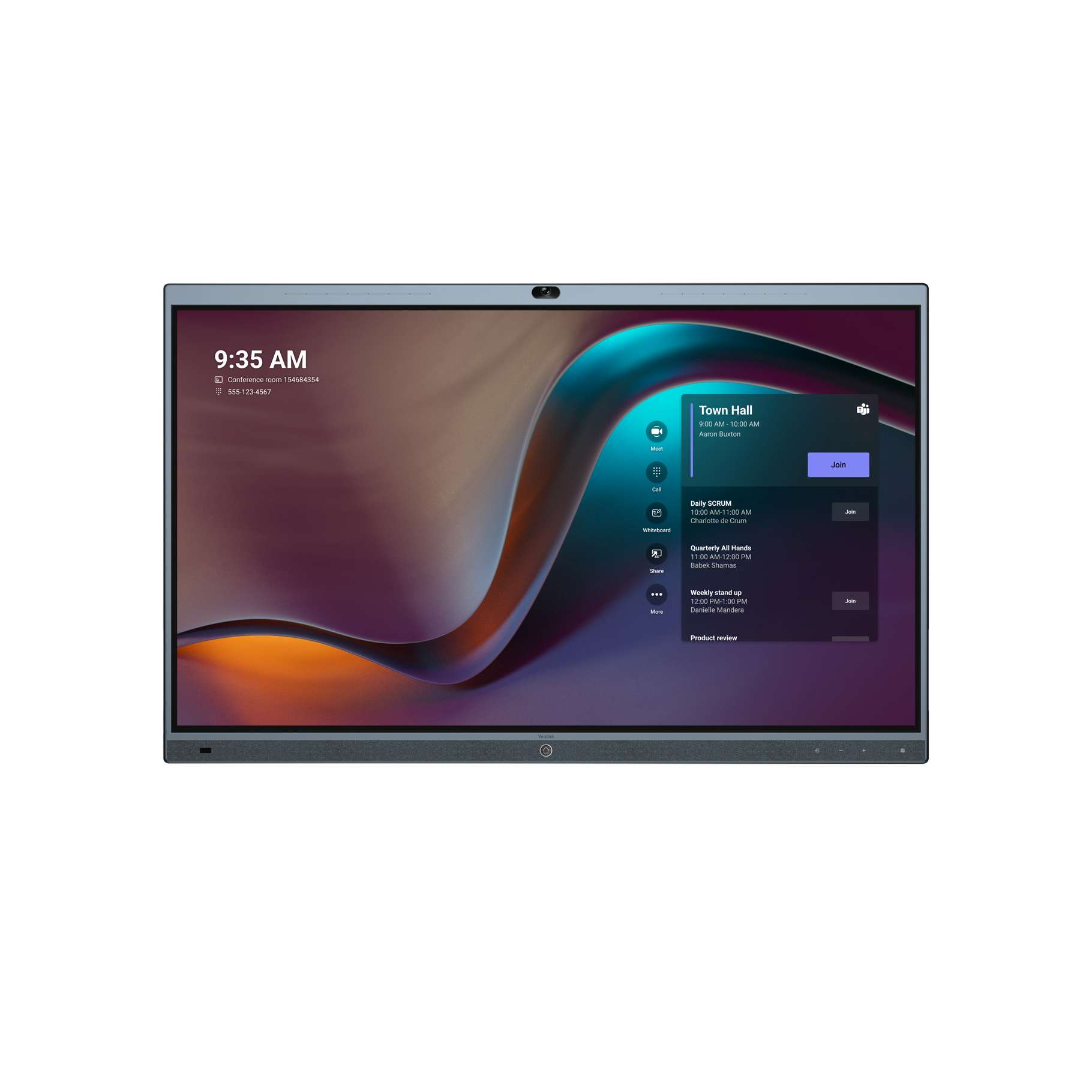 Yealink MB65-A001 Meetingboard 65 Zoll 4K UHD mit Microsoft Teams