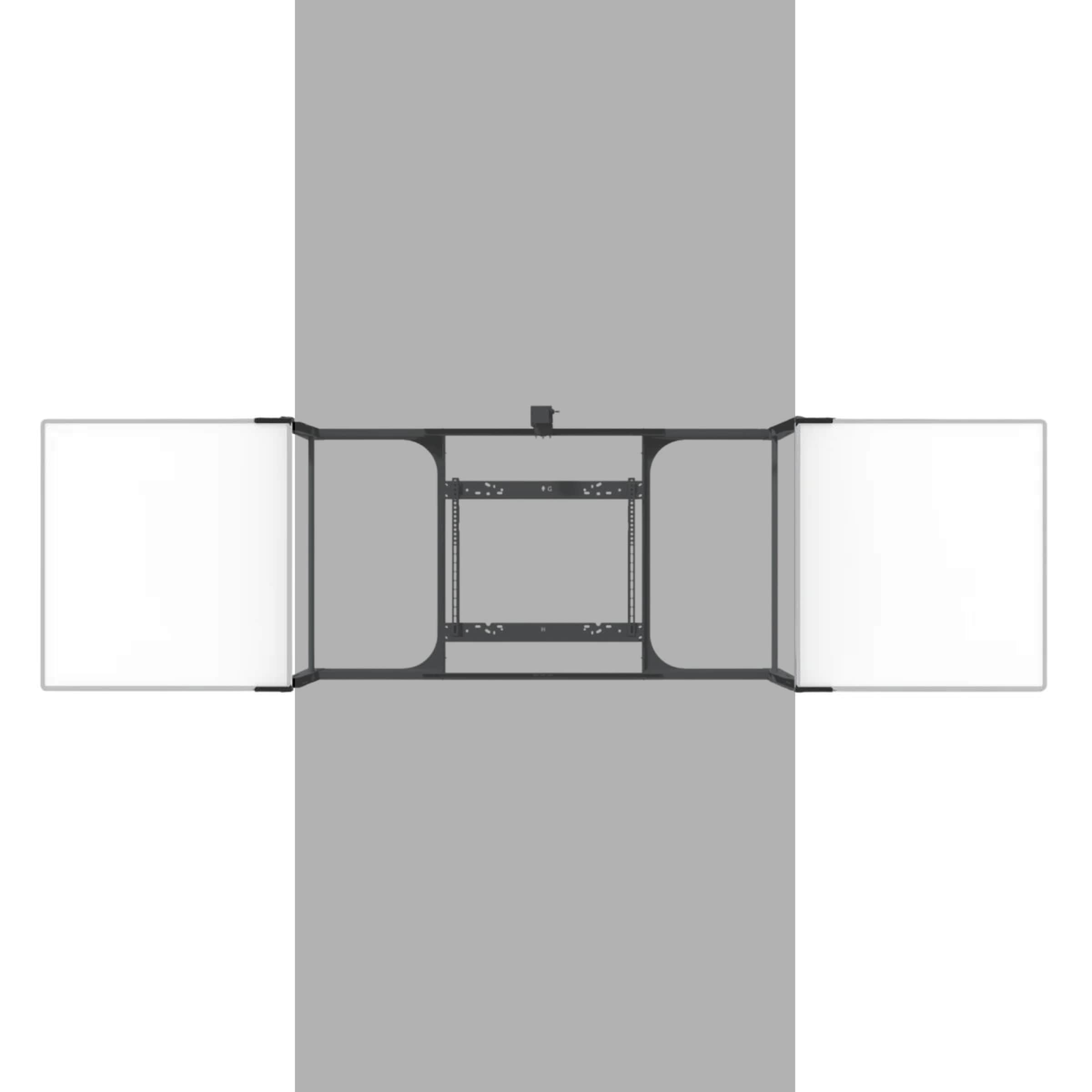 BalanceBox ® 988B83 Whiteboard-Seitenflügel Emaille Weiss für Winx® 4b 75″ Rahmen