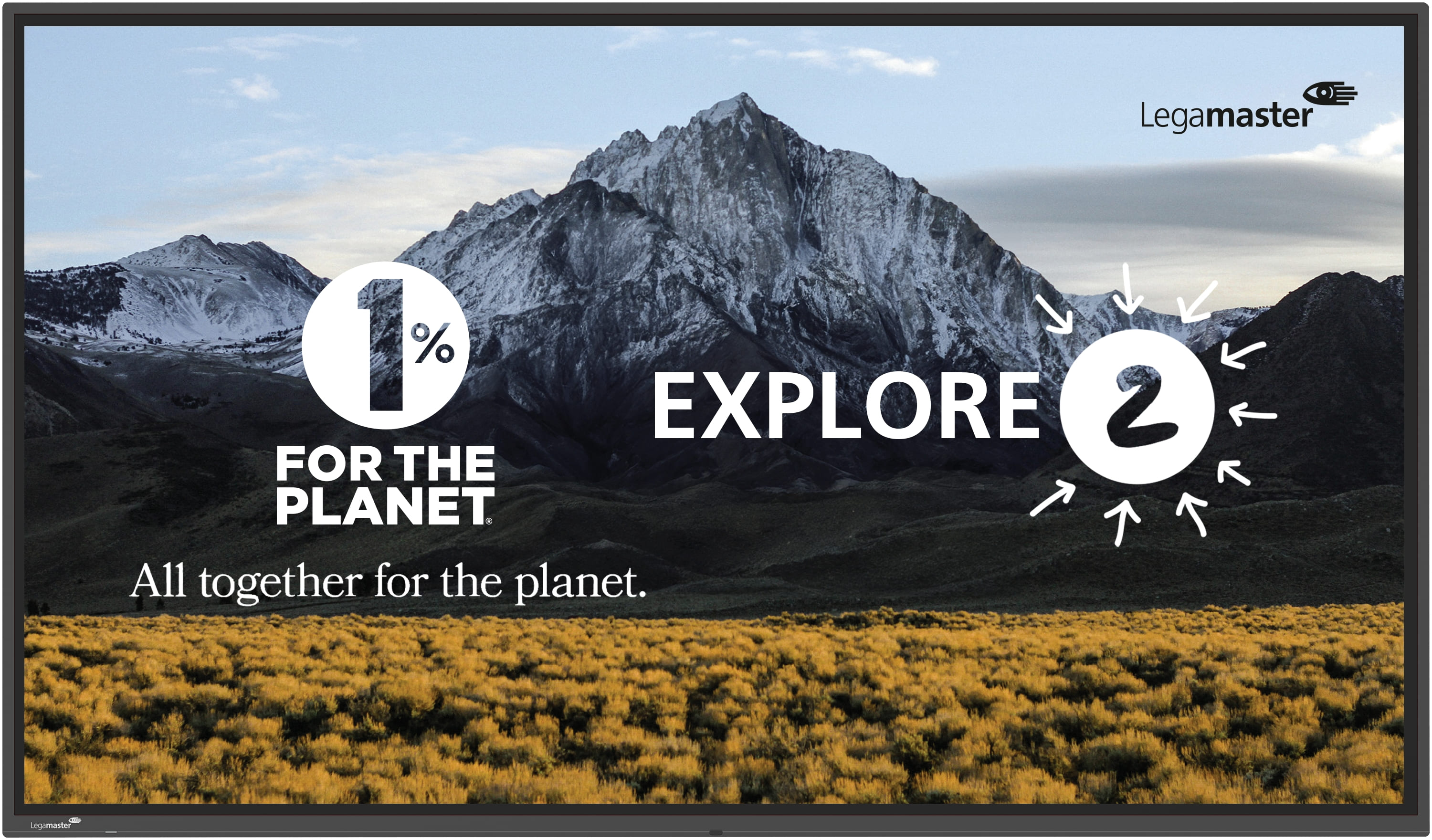 Legamaster EXPLORE 2 EXP-6510 Touch Display 65 Zoll 4K UHD