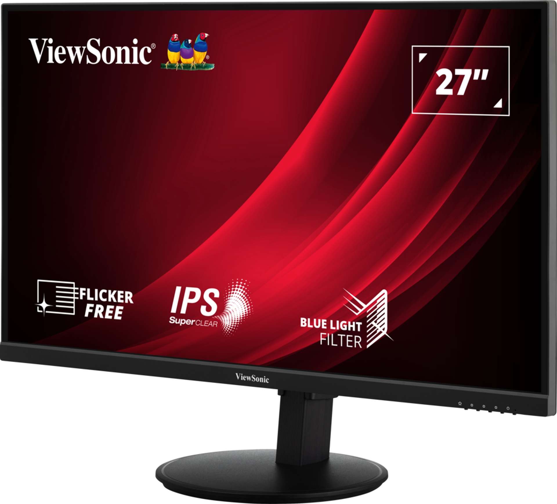 ViewSonic VG2709-2K-MHD-2 SuperClear® IPS-Panel Monitor 27 Zoll WQHD 2 Lautsprecher Dual HDMI DP