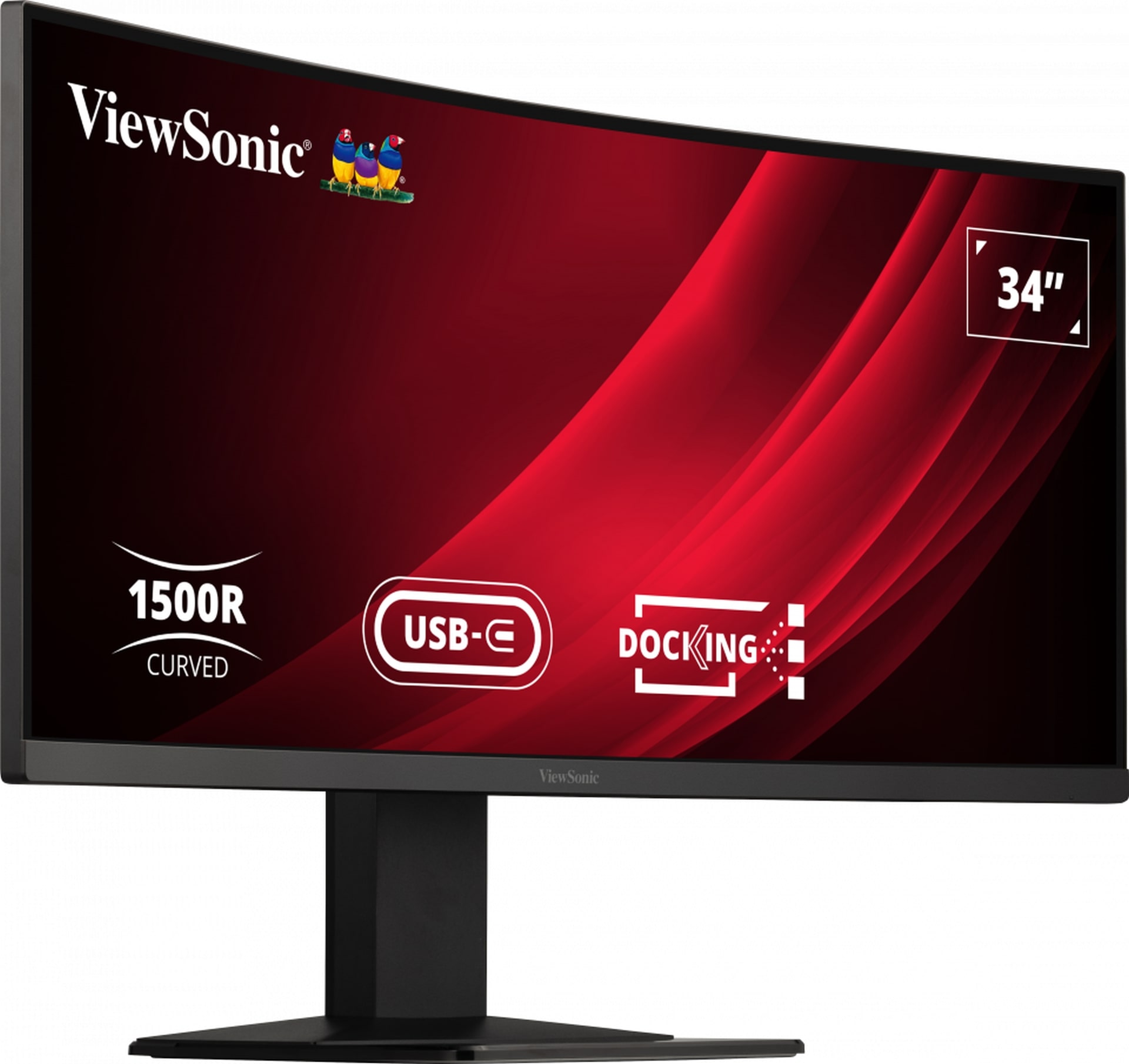 ViewSonic VG3419C 21:9 Curved Docking Monitor 34 Zoll UWQHD