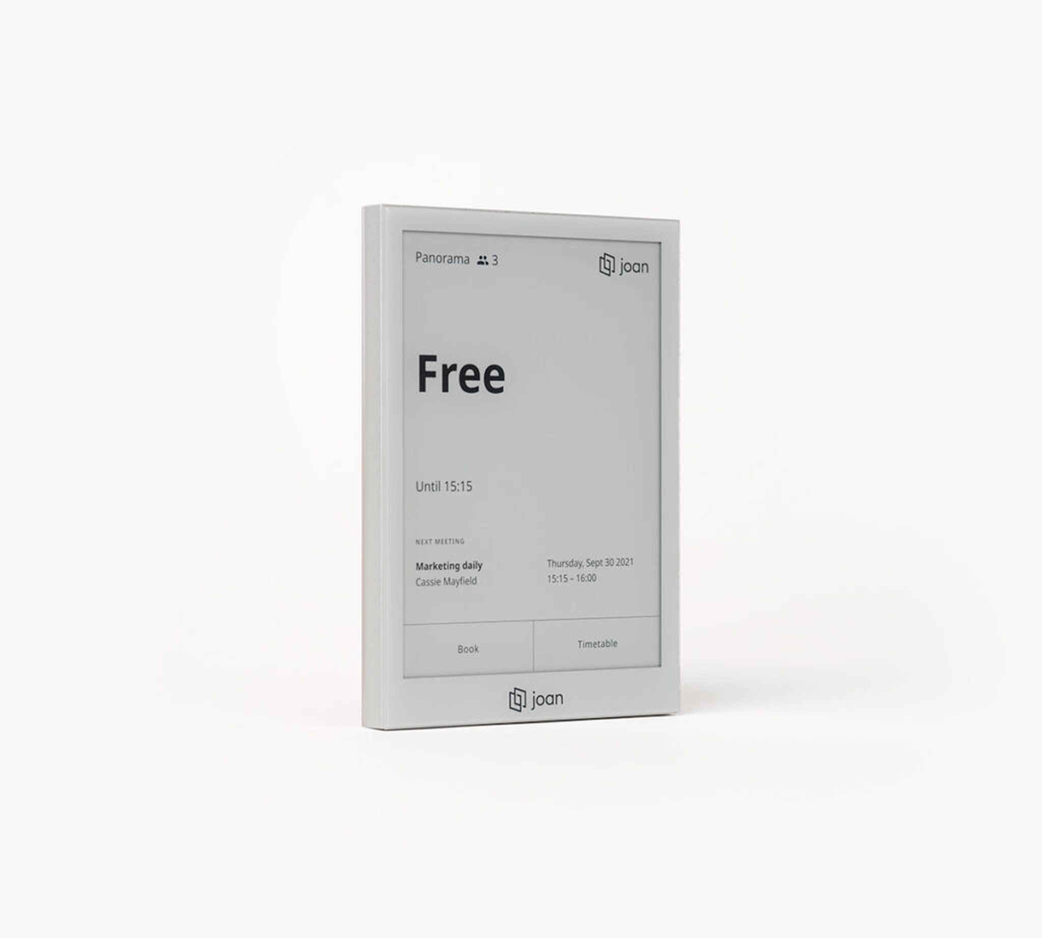 joan 6 Pro Gray Raumbuchungssystem E-Ink-Display 6 Zoll Touch-Türschild 24/7