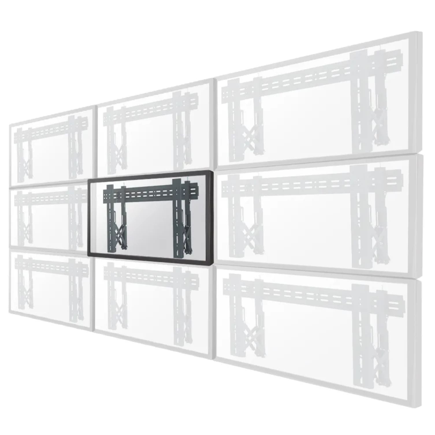 Neomounts LED-VW1000BLACK Videowall-Wandhalterung (bis 75 Zoll)